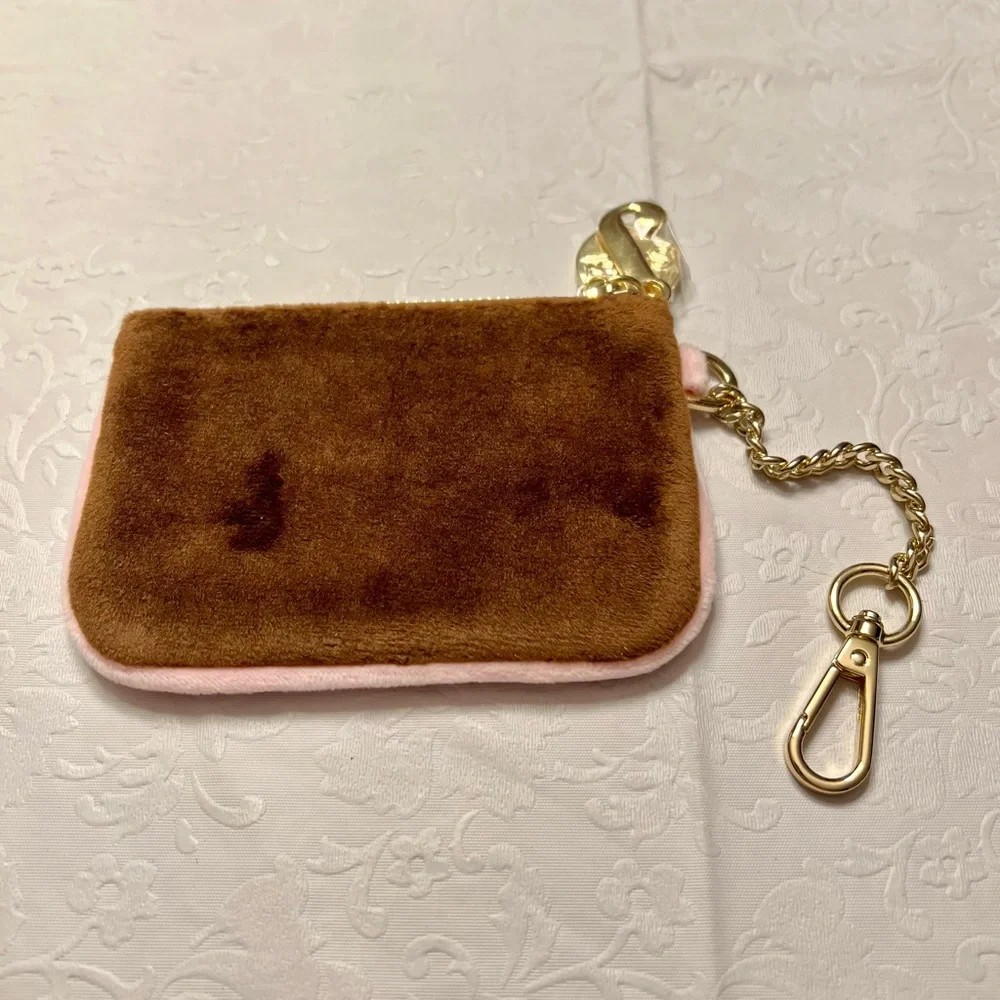 Stoney Clover x Juicy Couture Brown Embroidered Keychain Wallet - Picture 2 of 8